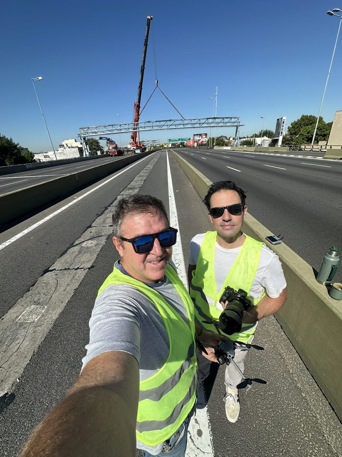 Pórtico Free Flow Autopista 25 de Mayo